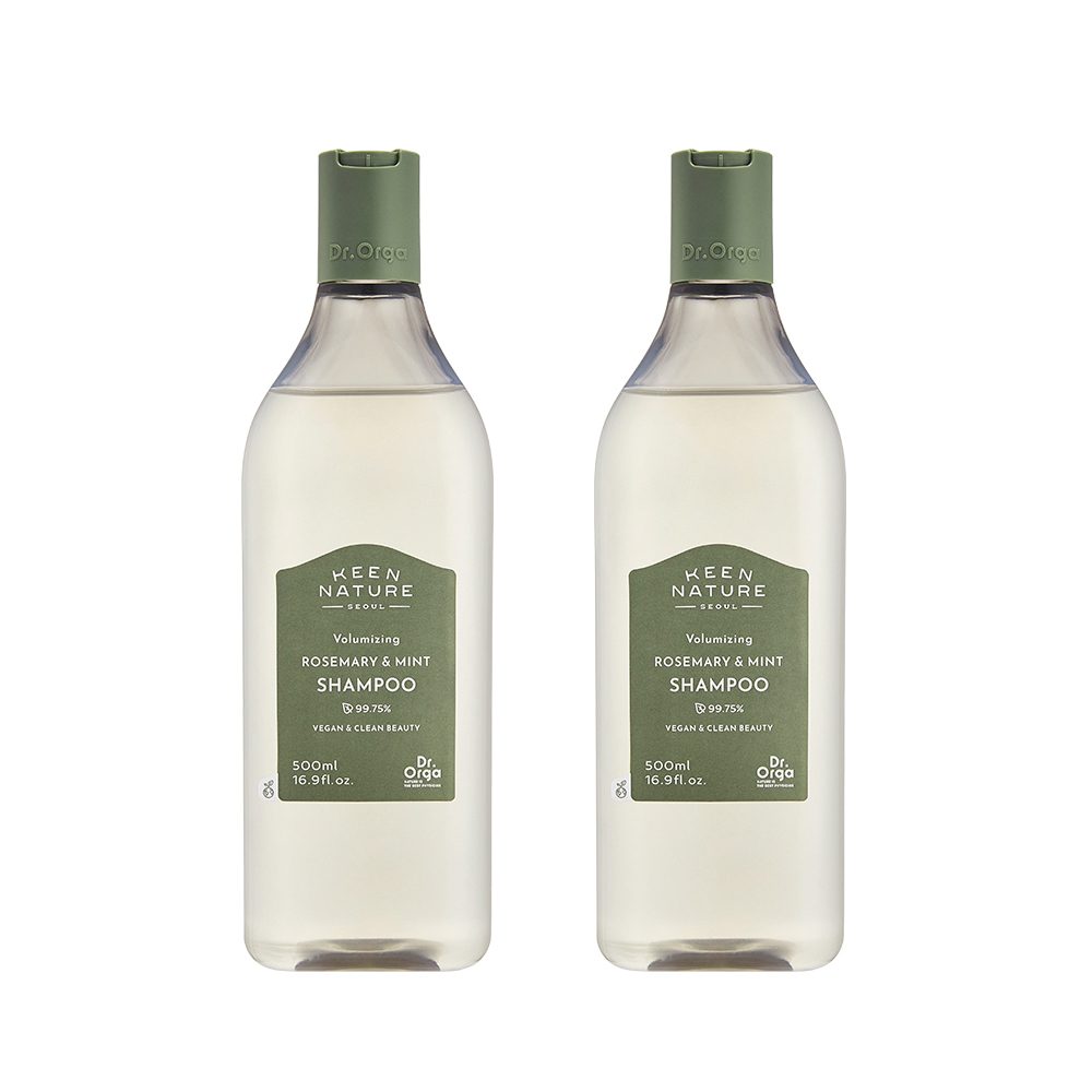 Champú natural vegano de romero y menta