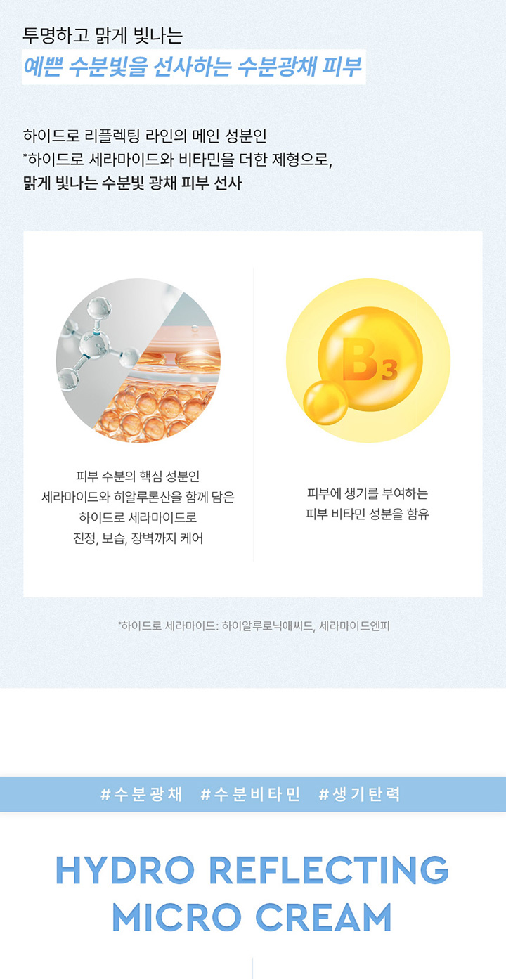 하이드로 리플렉팅 마이크로 크림 50ml
