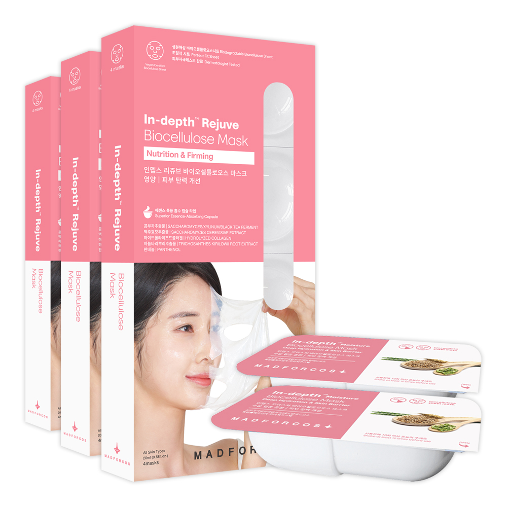 Indeps 生物纤维素面膜 [恢复活力］