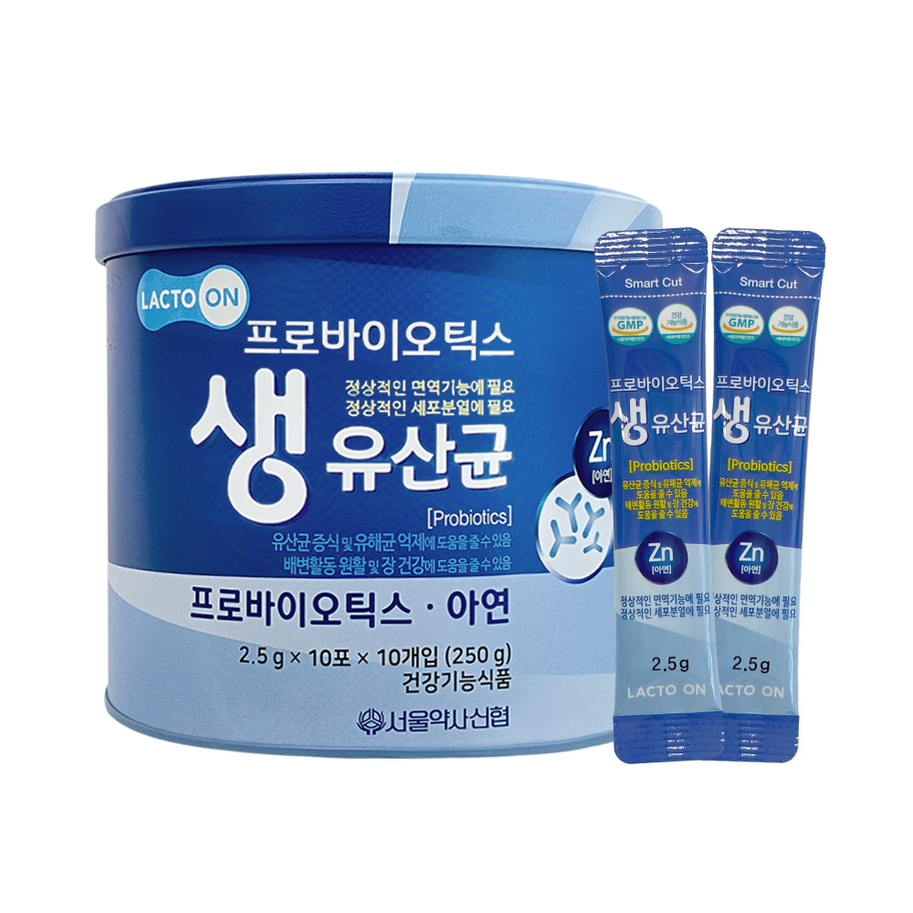 락토온 프로바이오틱스 생유산균 2.5g 100포 (100일분)
