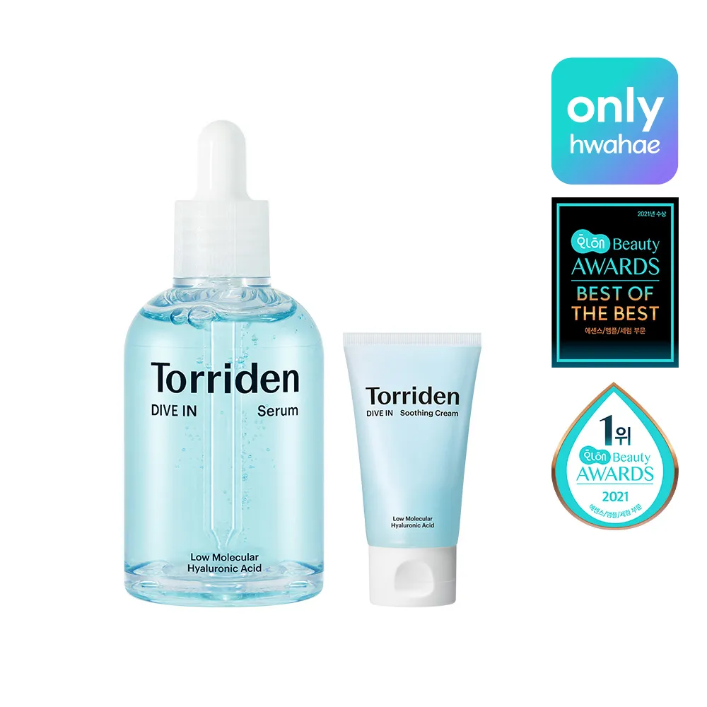 다이브인 저분자 히알루론산 세럼 100ml 기획 (+수딩크림 50ml)