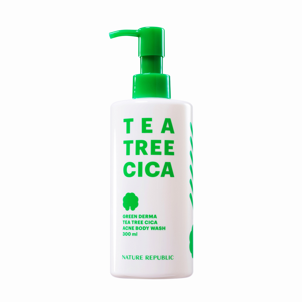 NATUREREPUBLIC Green Derma Tea Tree Cica Acne Body Wash | Hwahae