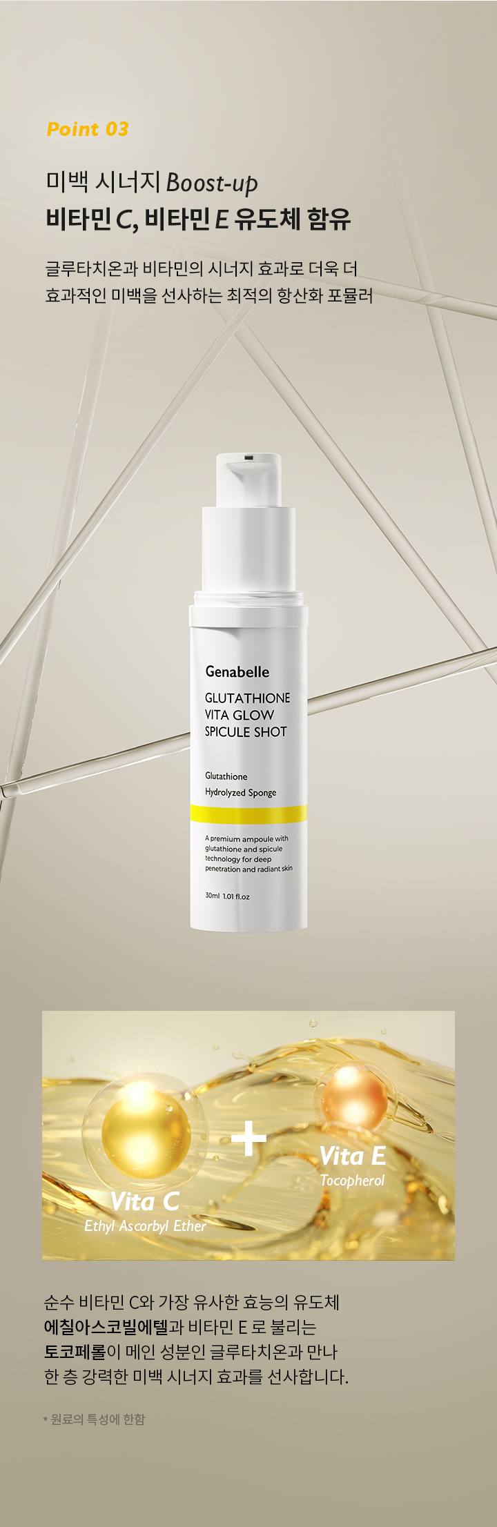 Genabelle Glutathione Vita Glow Spicule Shot