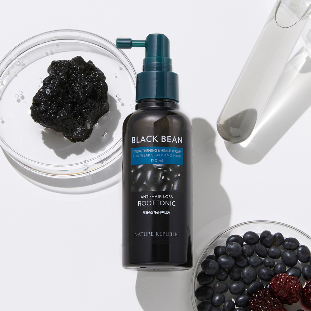 Tónico de alubias negras para la caída del cabello