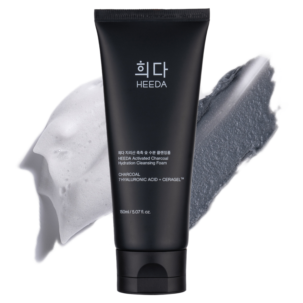 Jirisan 木炭保湿洁面泡沫