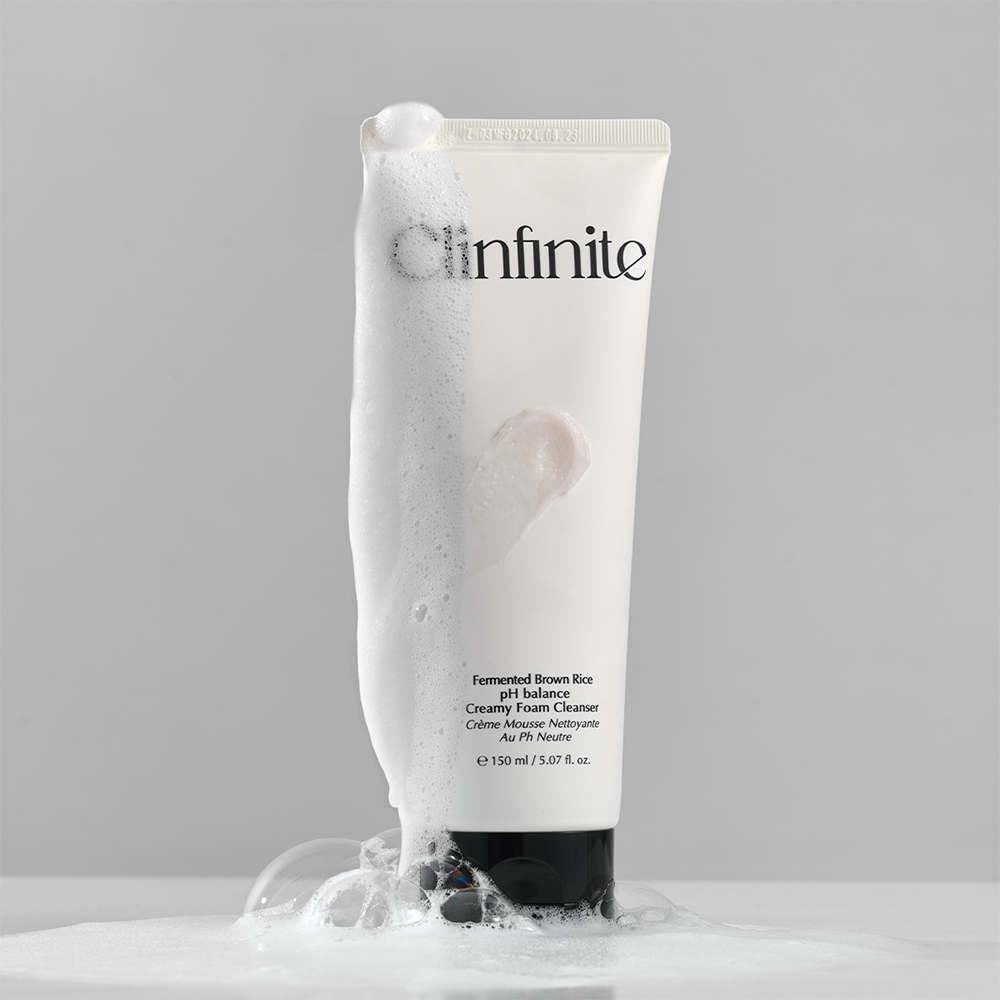 Espuma limpiadora cremosa de arroz integral fermentado ligeramente ácida