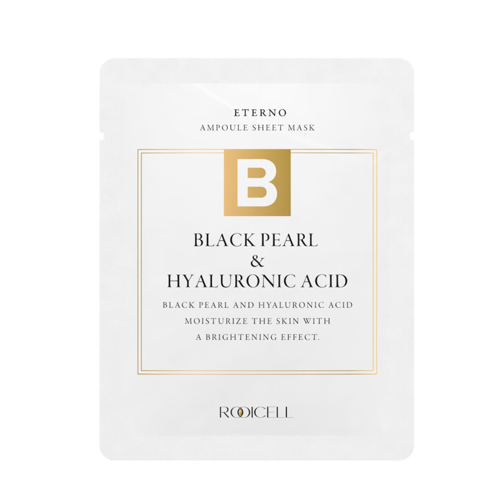Eterno 安瓶片状面膜 [黑珍珠与透明质酸］