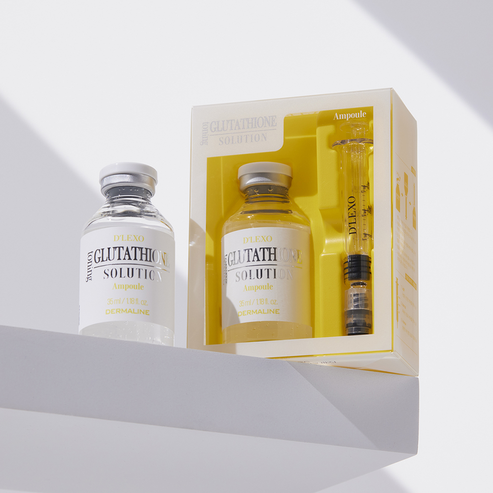美容液 LAESSE Glutathione Ampoule 30ml DERMALINE D'LEXO GLUTATHIONE toning SOLUTION Ampoule | Hwahae Global
