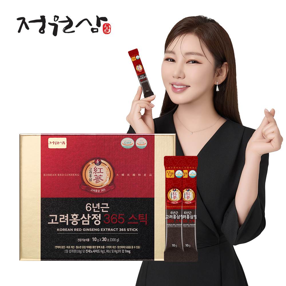 6 năm rễ nhân sâm đỏ Hàn Quốc 365 que