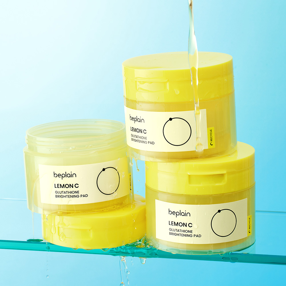 Almohadillas blanqueadoras con glutatión de semilla de limón