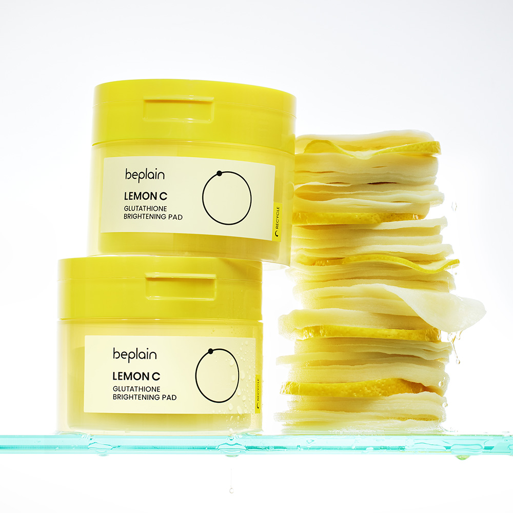 Almohadillas blanqueadoras con glutatión de semilla de limón