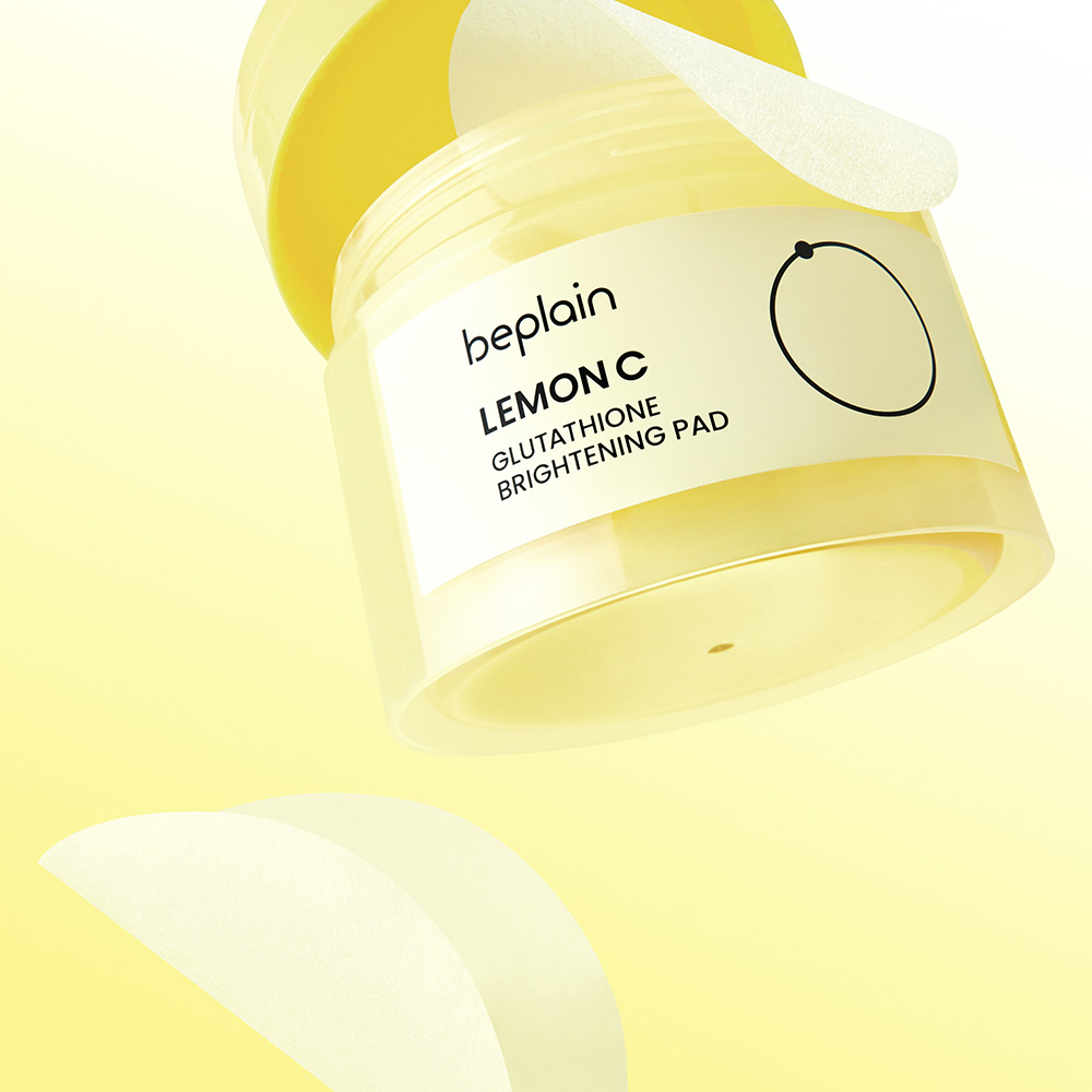 Almohadillas blanqueadoras con glutatión de semilla de limón