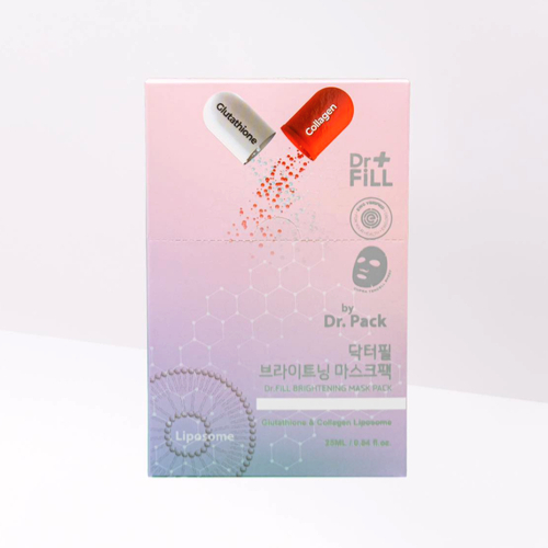 dr fill glutathione Dr.pack Brightening mask pack Ingredients