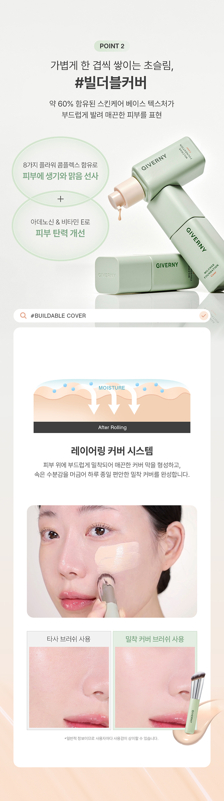 ファンデーション GIVENRY MILCHAK FOUNDATION Cover Giverny] Milchak Cover Foundation SPF30 PA++ 30ml | The best