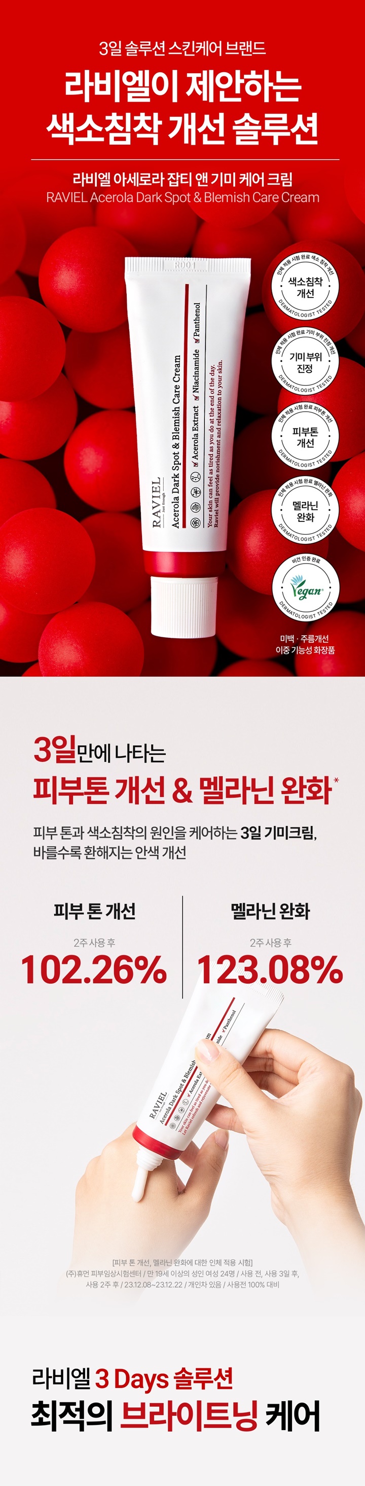 ラビエル アセロラジャブティ＆シミケアクリーム | 【韓国コスメ口コミ