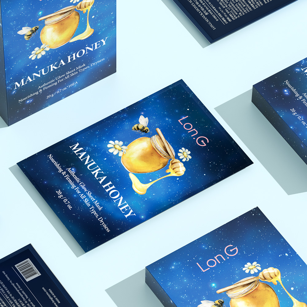 Ascetic 麦卢卡蜂蜜焕彩面膜