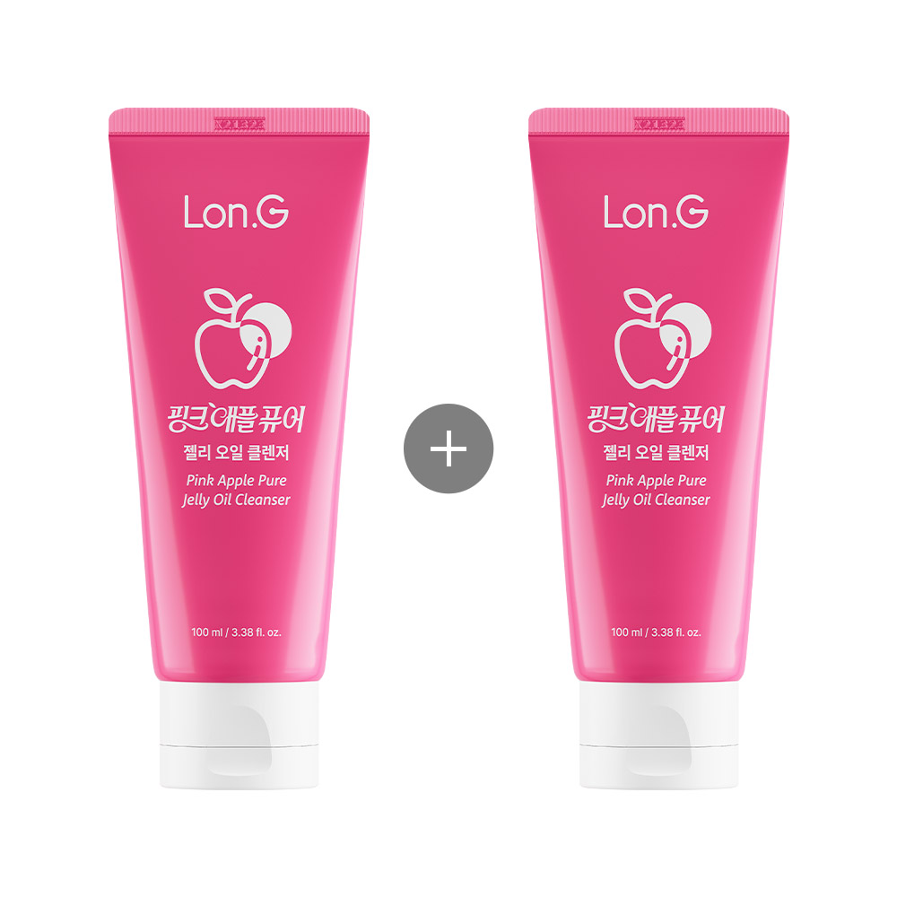 粉红苹果纯果冻油洁面乳