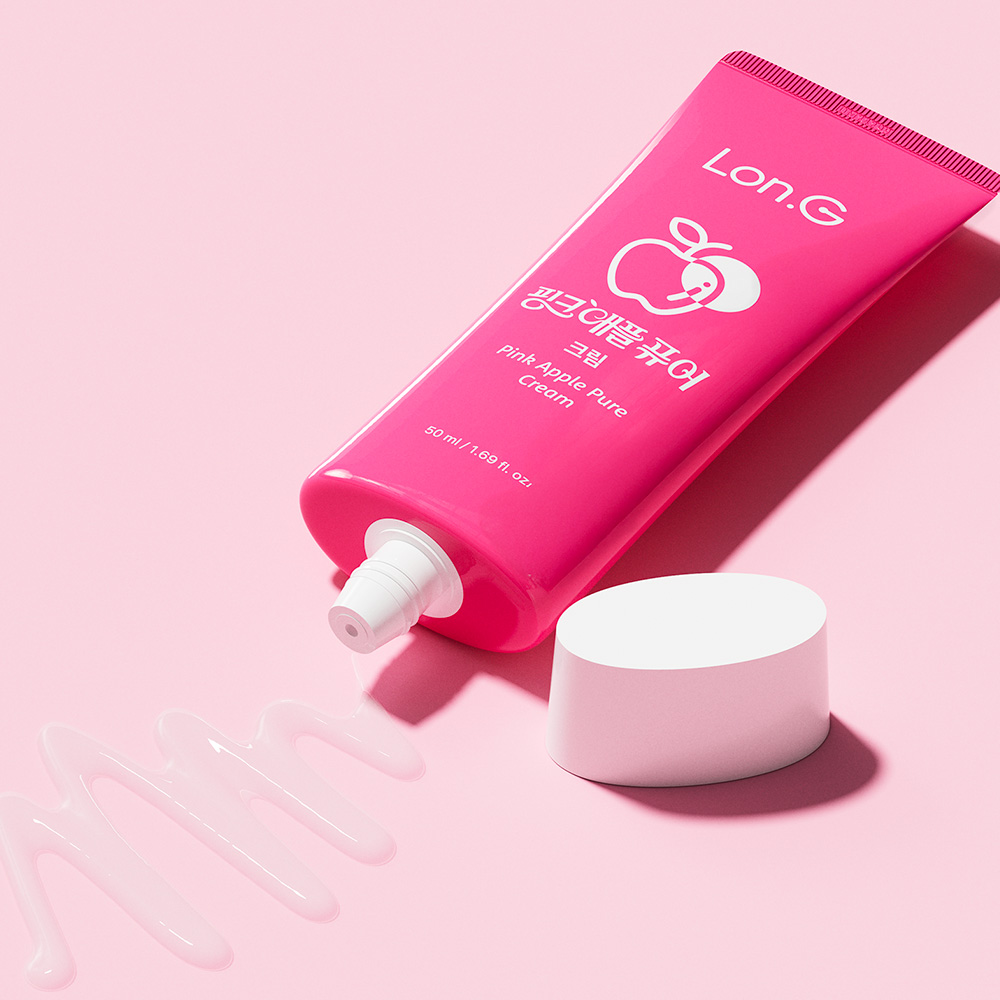 粉红苹果纯奶油