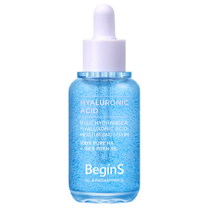 蓝绣球花玻尿酸保湿精华液