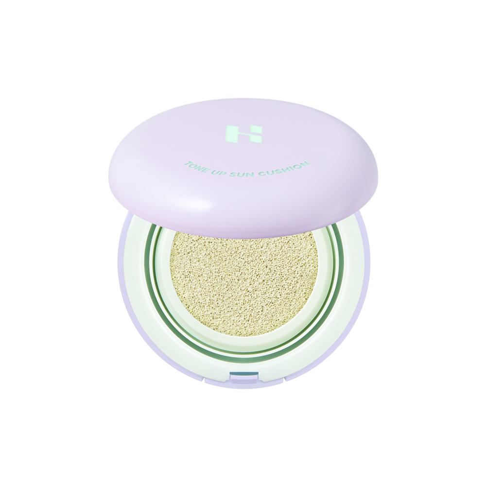 Makeup Tone-up Sun Cushion Oat Mint 02
