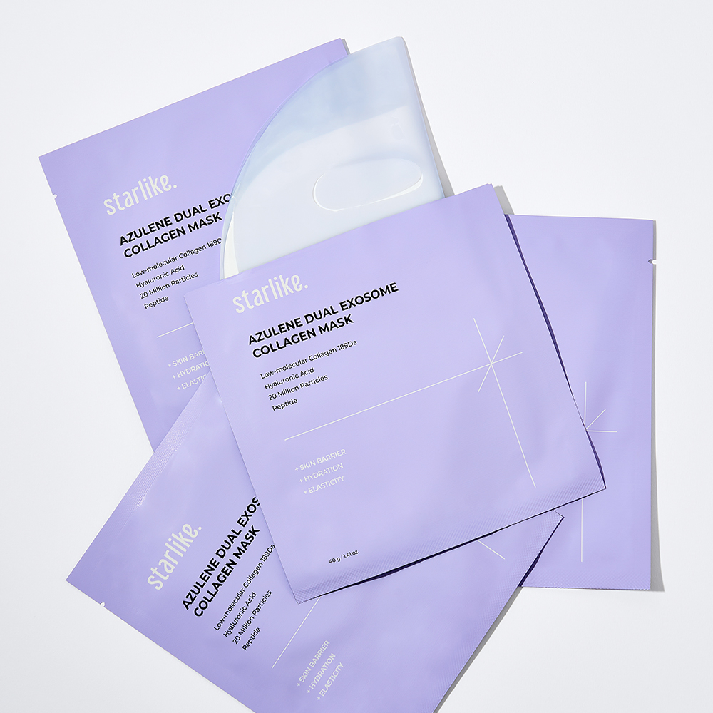 Azulene 双外胚层胶原蛋白面膜
