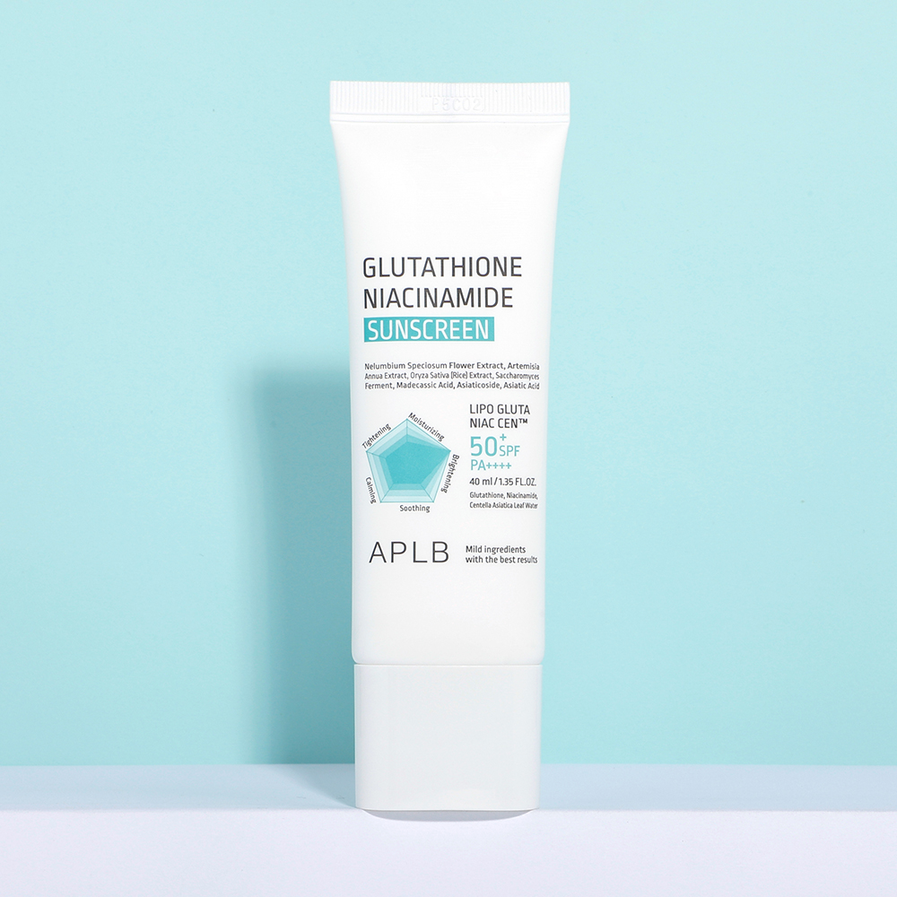aplb glutathione niacinamide sunscreen spf50+ pa++++ product info and reviews [SPF50/PA++++] Moisturizes the skin well GHK CU Hair Foam: melasma mesotherapy Size:25g - $550