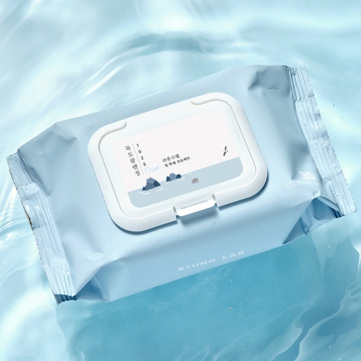 ROUNDLAB 1025 DOKDO CLEANSING TISSUE | Hwahae Global