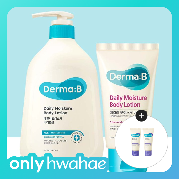 더마비 [only화해] 데일리 모이스처 로션 기획(900ml+150ml+세럼30ml+크림30ml)