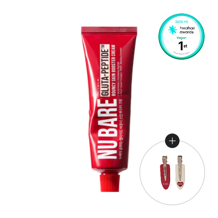 NU BARE GLUTA-PEPTIDE BOUNCY SKIN BOOSTER CREAM | Hwahae Global