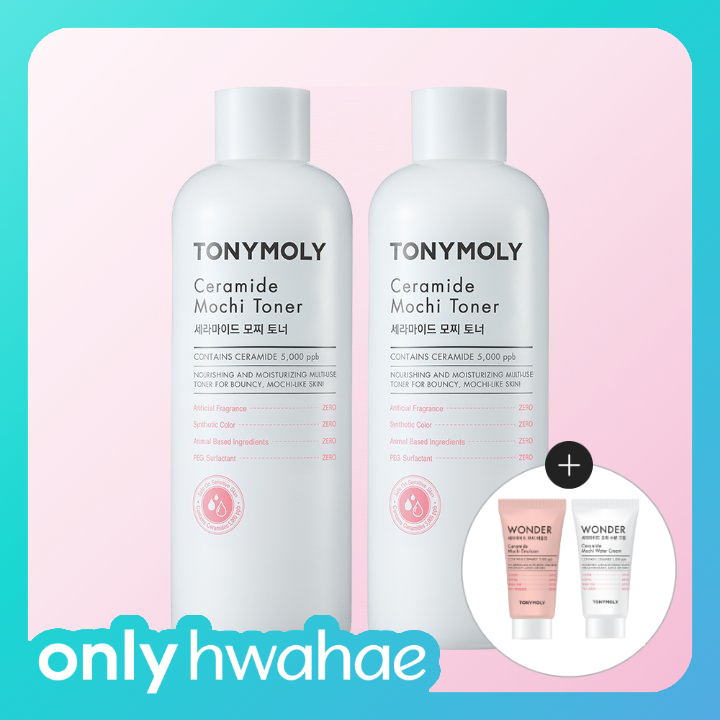 토니모리 [only화해] 세라마이드 모찌 토너 500ml더블기획(+에멀전/수분크림30ml)
