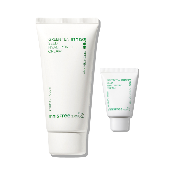 이니스프리 그린티 씨드 히알루론산 크림 80ml(튜브형) + 기프트(크림 15ml)