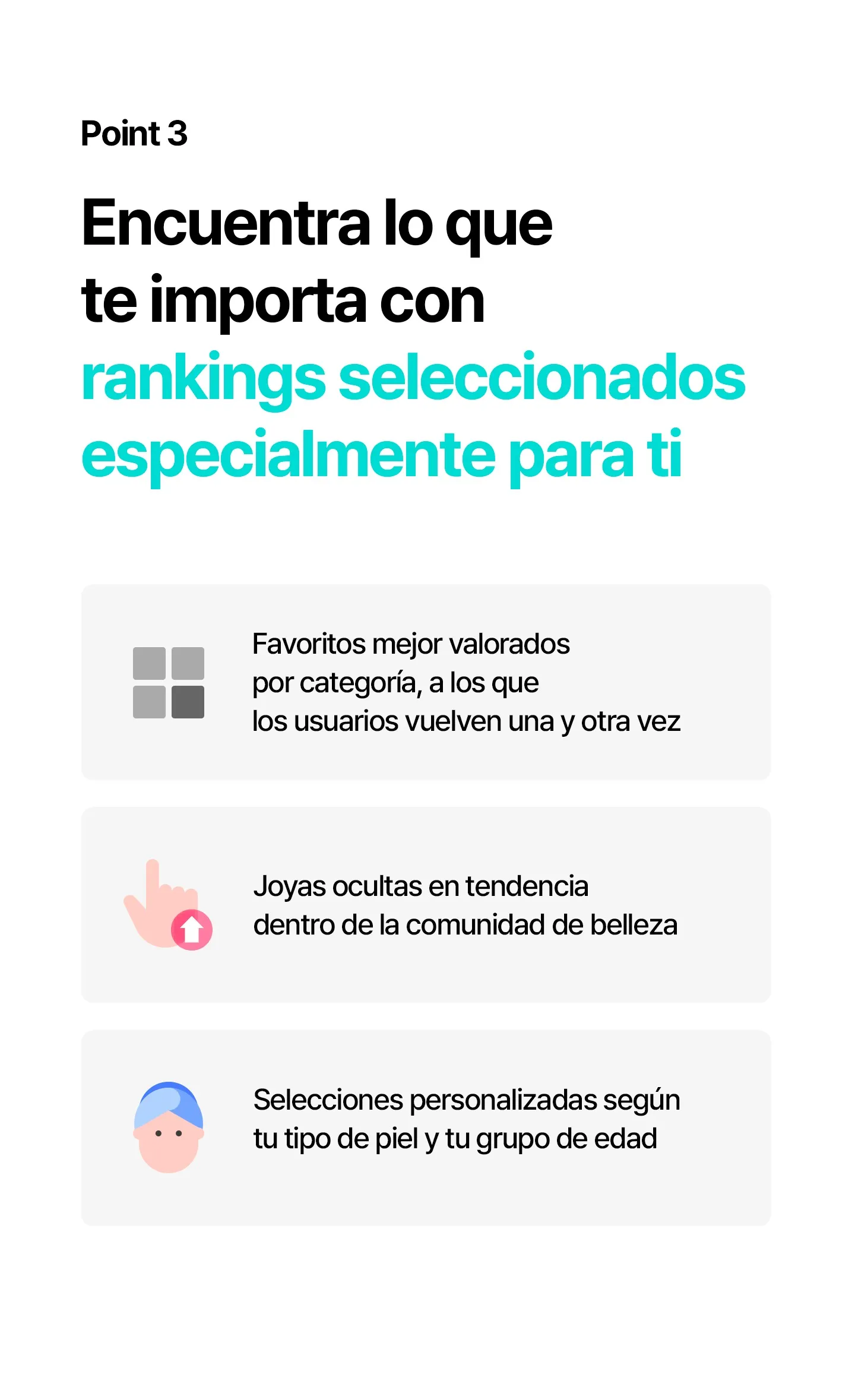 Las clasificaciones de Hwahae no están influenciadas por la publicidad, sino que se basan en datos de reseñas de usuarios como el número de reseñas y la calificación. Muestra una estructura de clasificación confiable.