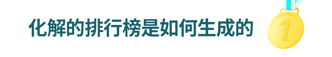 化解排行榜是如何选出的?