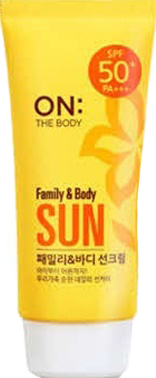 ON:THEBODY Family & Body Sun Cream [SPF50+/PA+++] | Hwahae Global
