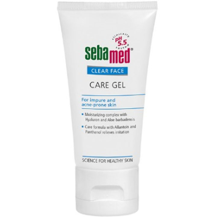 Gel de cuidado facial transparente