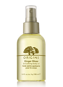 Aceite corporal de jengibre