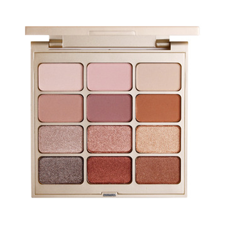 Paleta de sombras de ojos mates y metalizadas