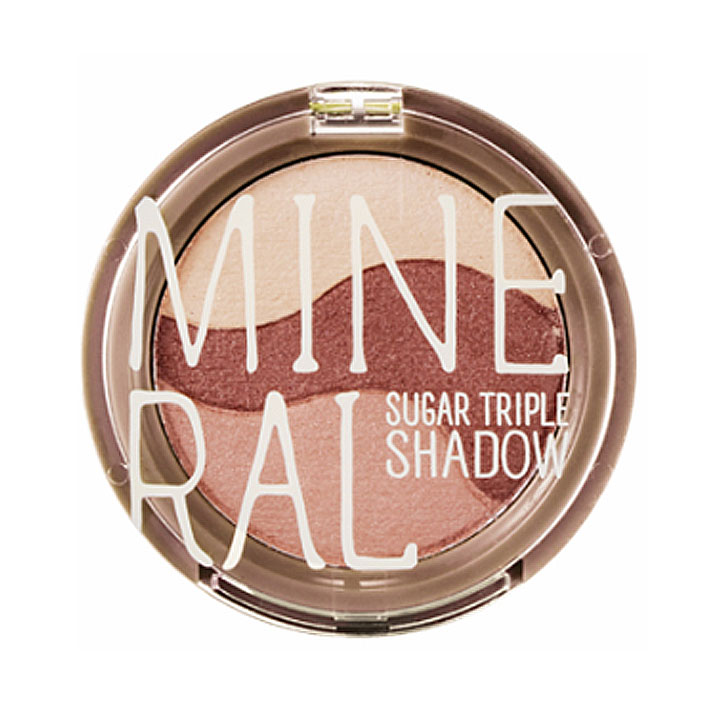 SKINFOOD Mineral Sugar Triple Shadow [No. 7 Raspberry Tart] | Hwahae Global