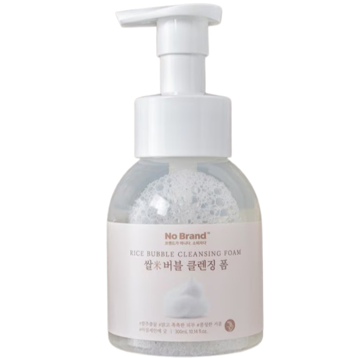 NoBrand Rice Bubble Cleansing Foam | Hwahae Global