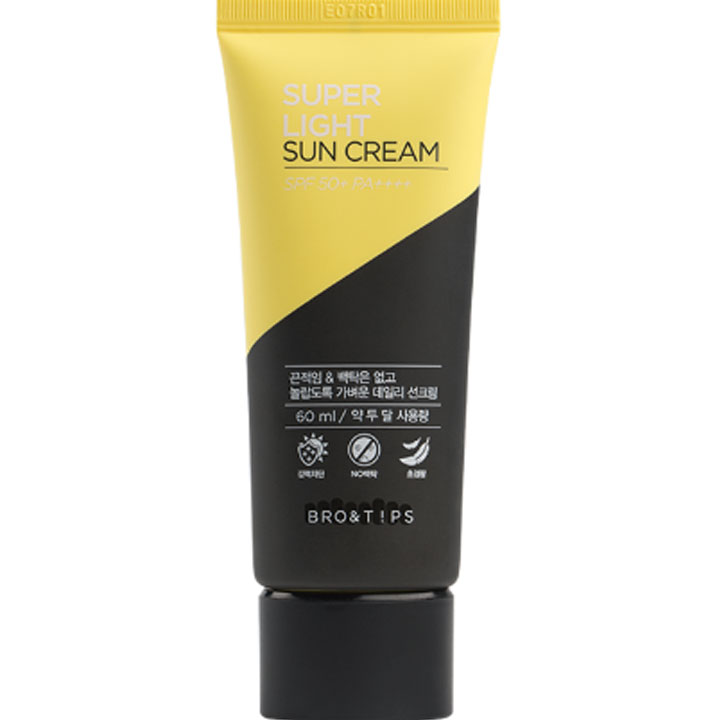 BRO&TIPS Super Light Sun Cream [SPF50+/PA++++] | Hwahae Global