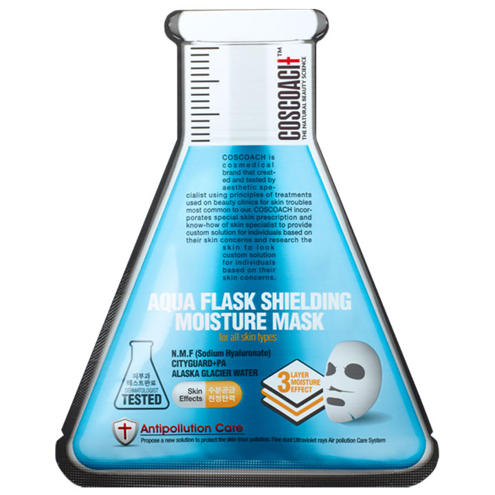 COSCOACH Aqua Flask Sustained Moisture Mask | Ingredients & Benefits