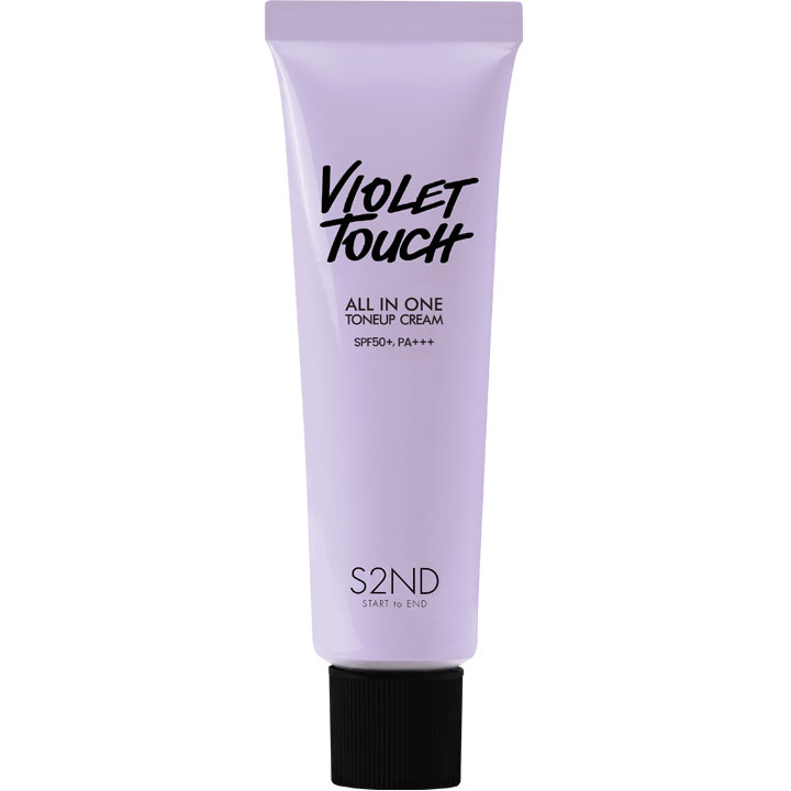 S2ND Violet Touch All-in-One Tone-Up Cream [SPF50+/PA+++] | Hwahae Global