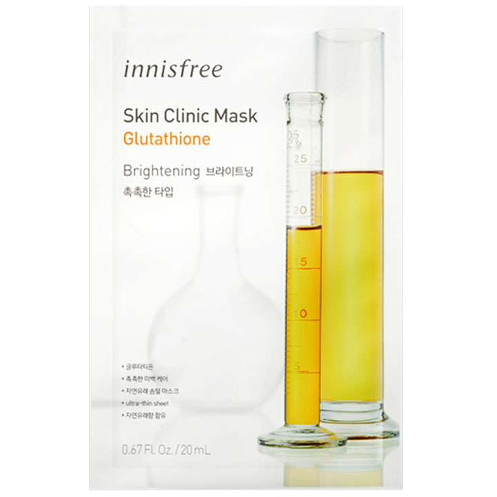 innisfree glutathione mask review INNISFREE Skin Clinic Mask [Glutathione] Reviews