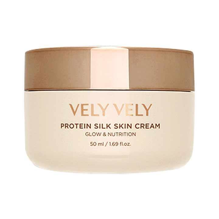 Crema proteínica de seda para la piel