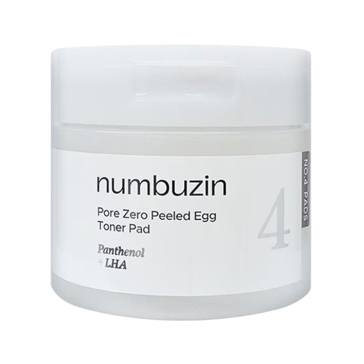 No.4 Pore zero peeled egg toner pad