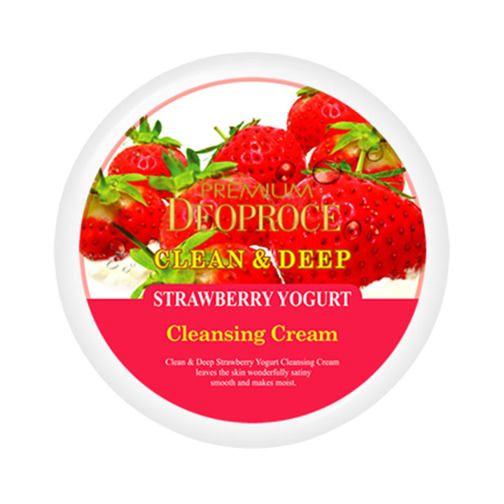PREMIUM CLEAN & DEEP STRAWBERRY YOGURT CLEANSING CREAM