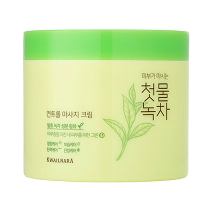 初榨绿茶控油按摩霜