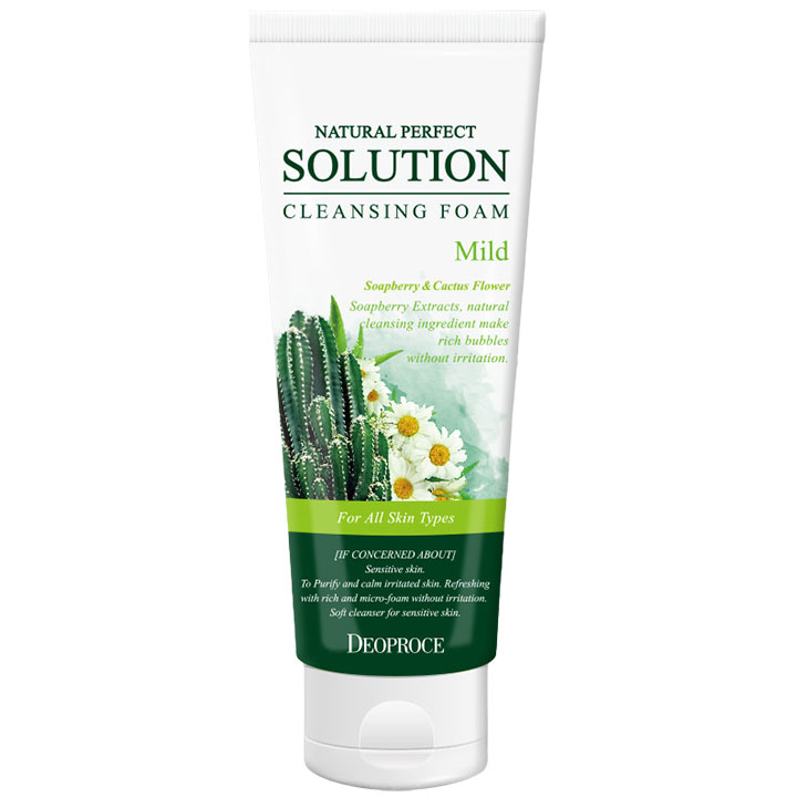 NATURAL PERFECT SOLUTION CLEANSING FOAM SOAP BERRY & CACTUS FLOWER