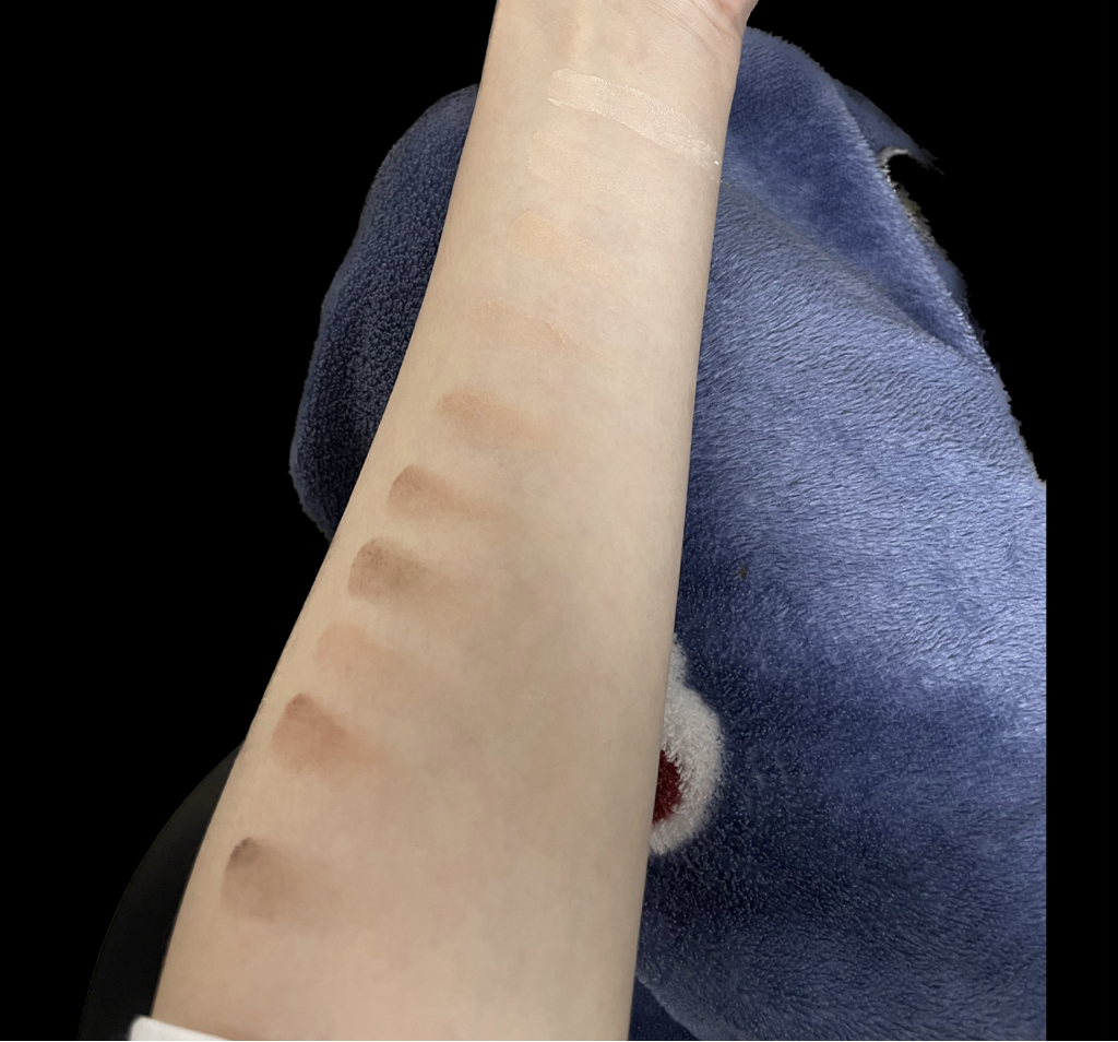 팔목 발색