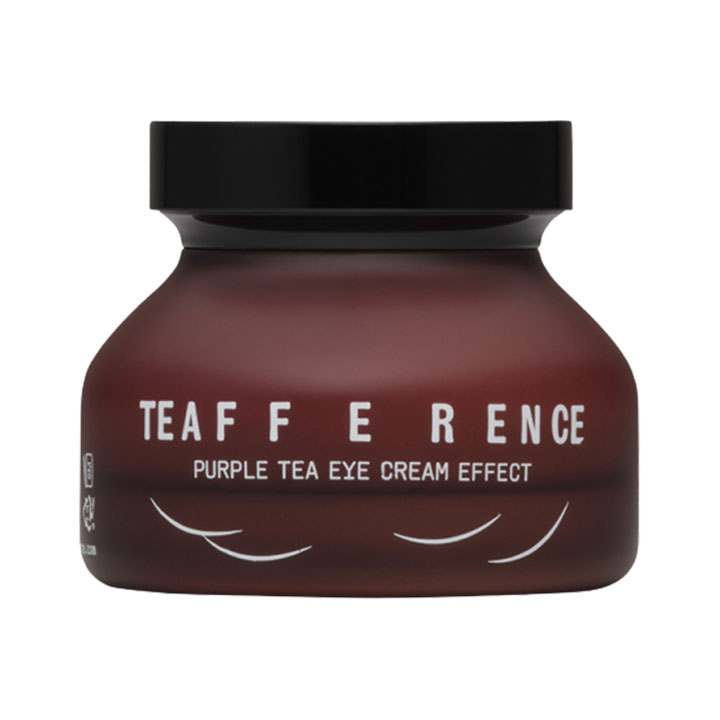 Crema de ojos efecto té morado